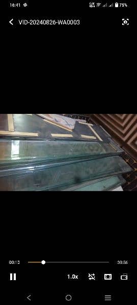 12 mm glass shelves for sale in very neat and clean condition 0