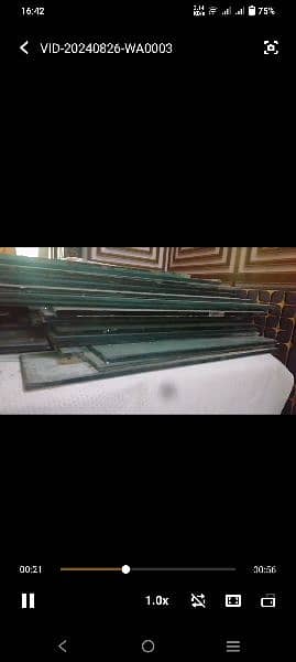 12 mm glass shelves for sale in very neat and clean condition 2