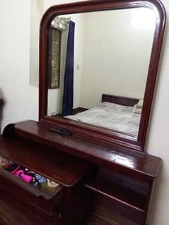 wooden dressing table