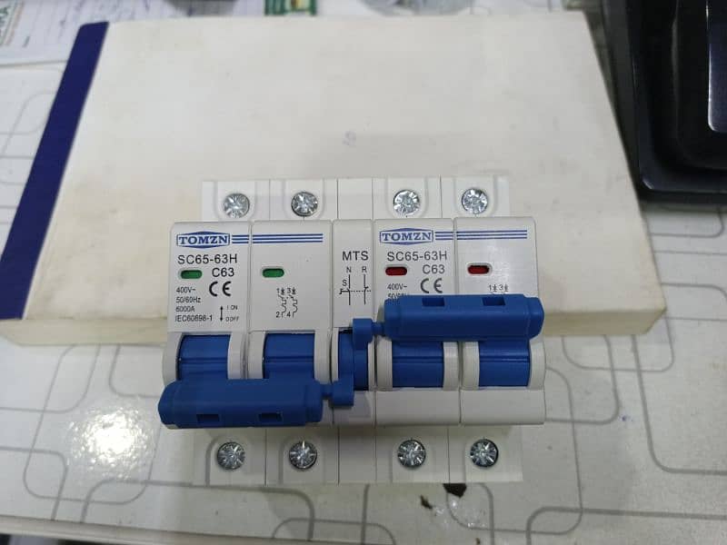 Manual transfer switch circuit breaker MTS 63A 2POLE 0