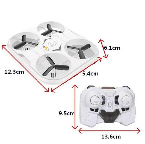 1 PC mini four Axis remote control quardtopder drone 0