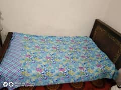 single bed with matress in good condition