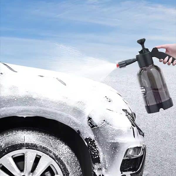 Hand Pump Foam Car Wash Sprayer Bottle Air Pressure Spray 1