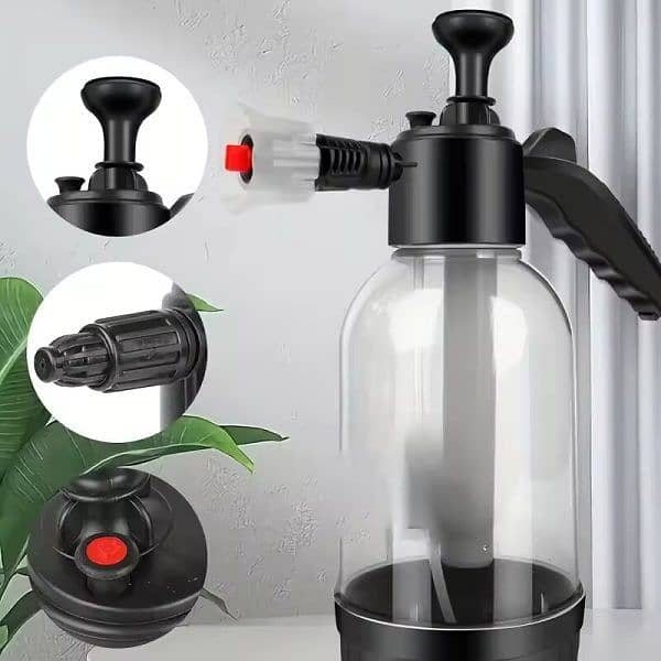 Hand Pump Foam Car Wash Sprayer Bottle Air Pressure Spray 2