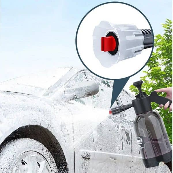 Hand Pump Foam Car Wash Sprayer Bottle Air Pressure Spray 3