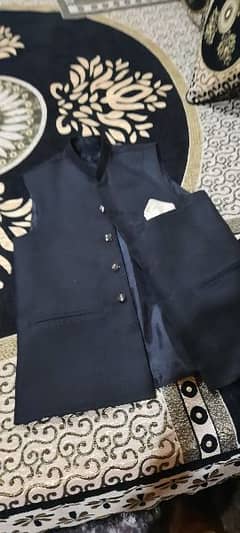 Menswear Wedding Waistcoat Black Color