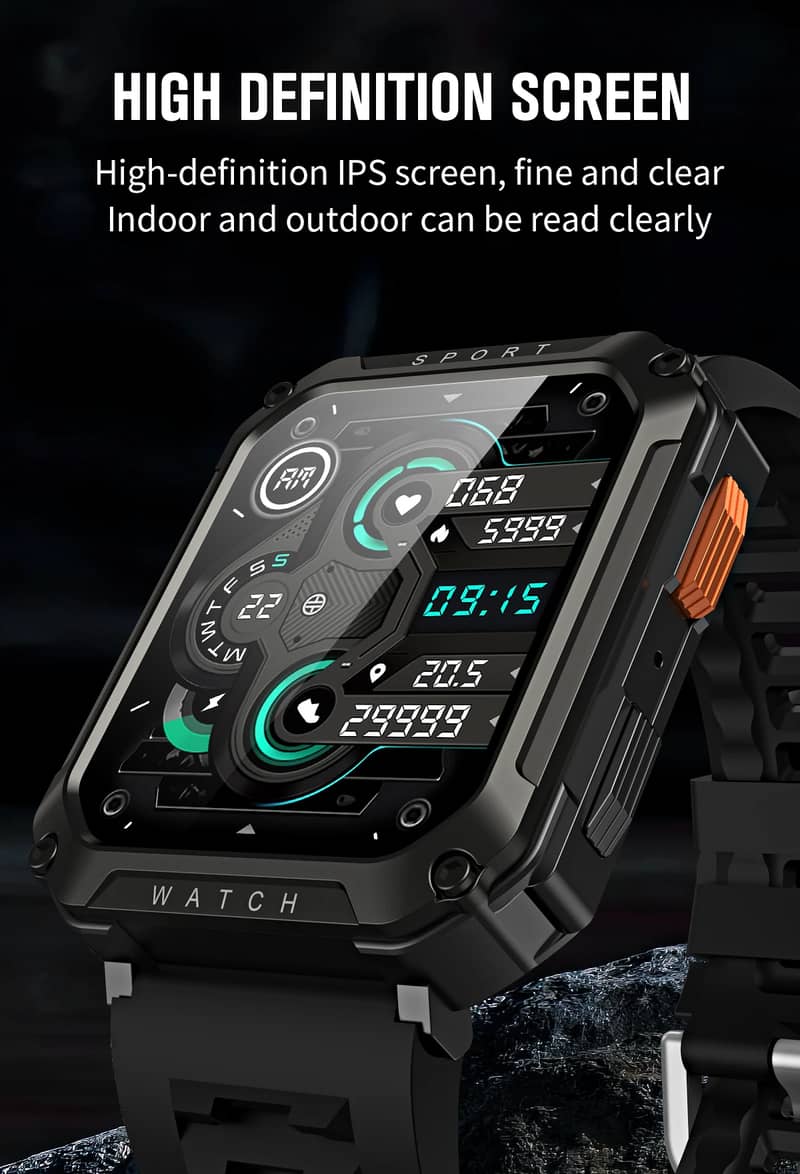 Original Imported Box Packed T8 Pro Super Amoled Waterproof Smartwatch 8