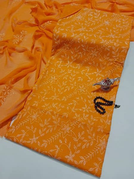 Handmade embroidery suits 3 piece 11