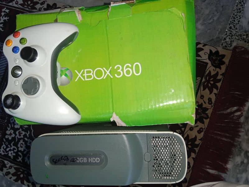 Xbox360 with fresh 72 Games  for urgent sale 1