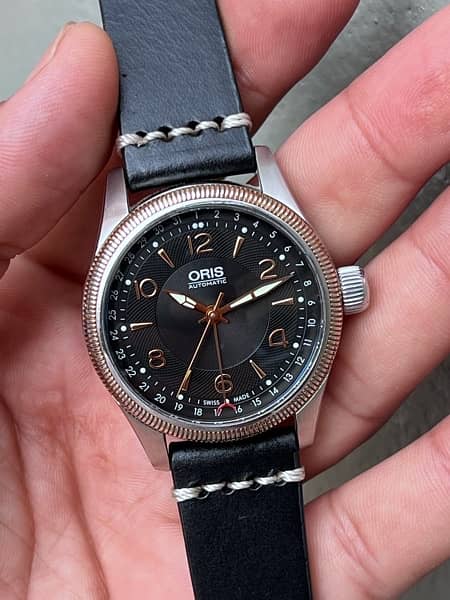 Oris Aviation Big Crown Pointer Date Black/Leather Ø40 mm 0