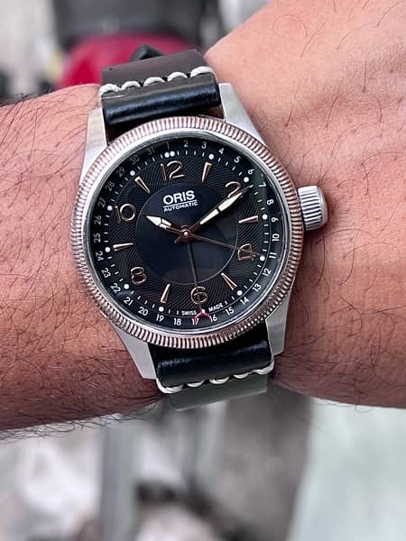 Oris Aviation Big Crown Pointer Date Black/Leather Ø40 mm 2