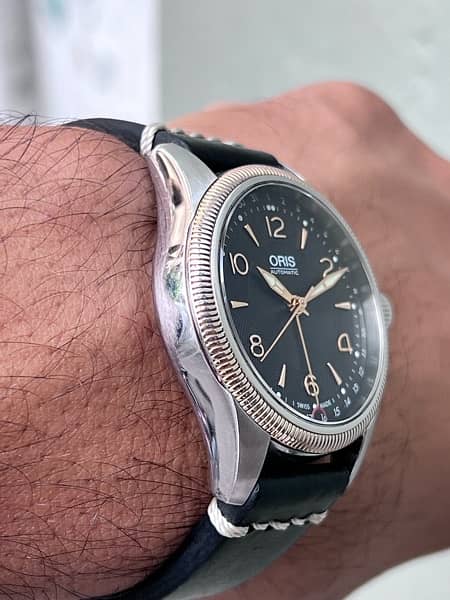 Oris Aviation Big Crown Pointer Date Black/Leather Ø40 mm 5