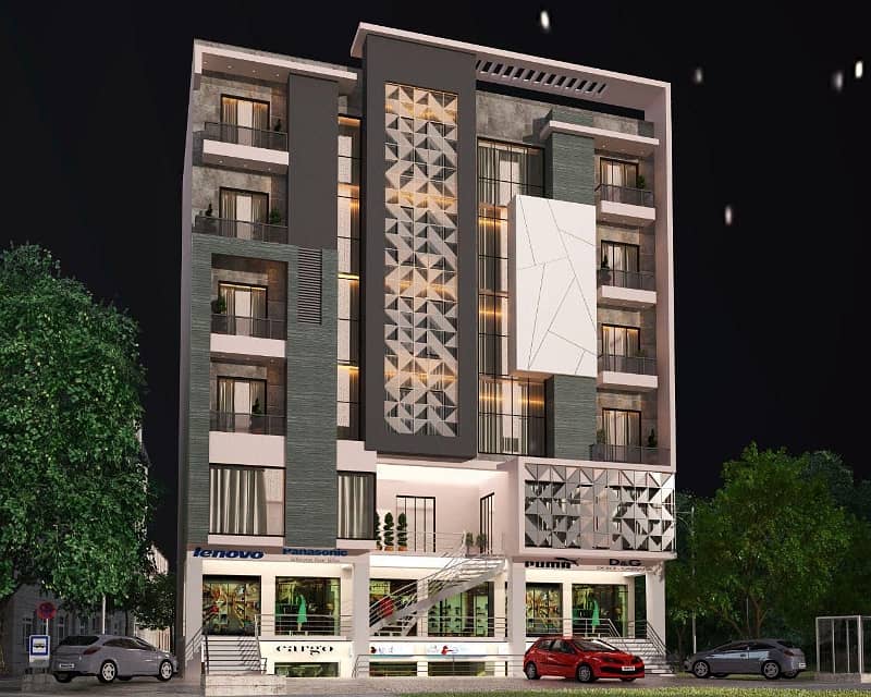 2 bed executive apartment on installment for sale in Faisal margalla city FMC B-17 multigardens Islamabad 0