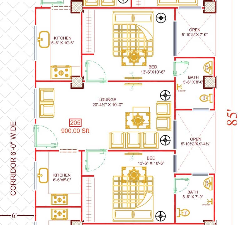 2 bed executive apartment on installment for sale in Faisal margalla city FMC B-17 multigardens Islamabad 1