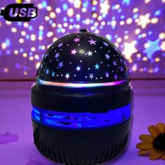 Multifunctional Star Projector Night Light Crystal Magic Ball Lamp