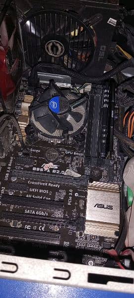 Asus 4th Gen Motherboard with processor and 16GB DDR3 Gaming Ram 2