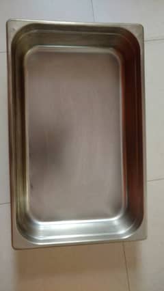 Catering Dishes Pans - Silver (NEW)