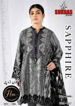 3 Pc Suits | Unstitch Suit | Lawn Dress | Lawn Collection | Clothes