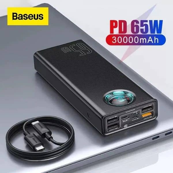 Baseus 30000mAh Power Bank 65W for laptop 6