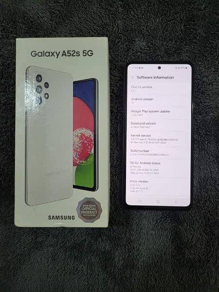 Samsung A52S PTA approved 03464632014Watsapp 2