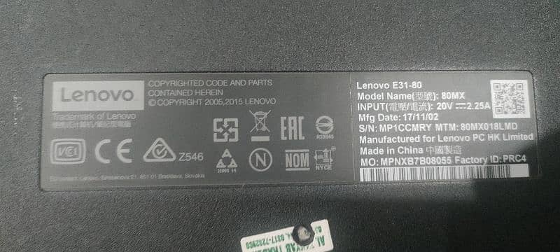 Lenovo i5 6th Generation 5