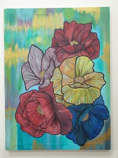 Flower painting