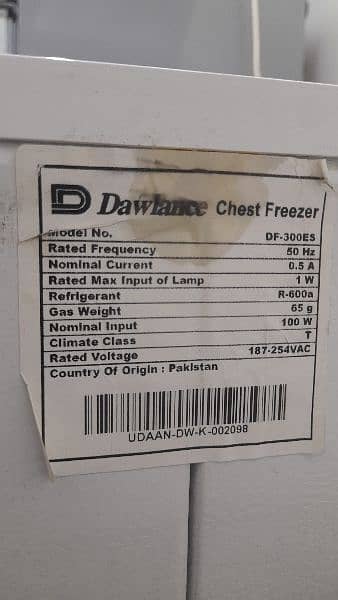 Dawlance Deep Freezer 9