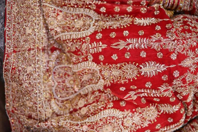 barat dress/ bridal dress / lahenga/ sharara / red bridal dress 4