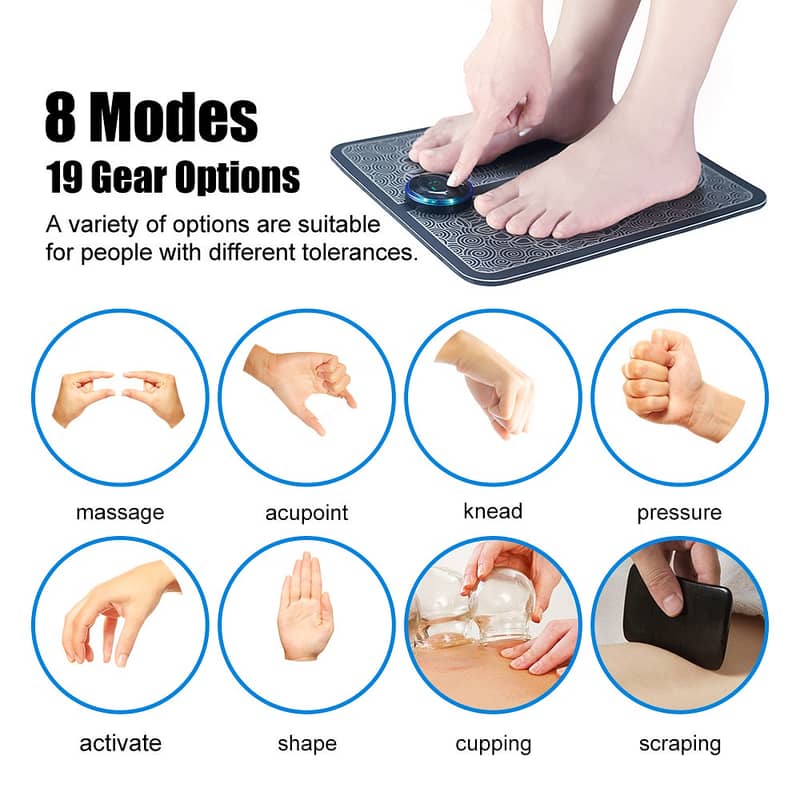 Electric Feet Massager 8 Mode/19 Intensity 2