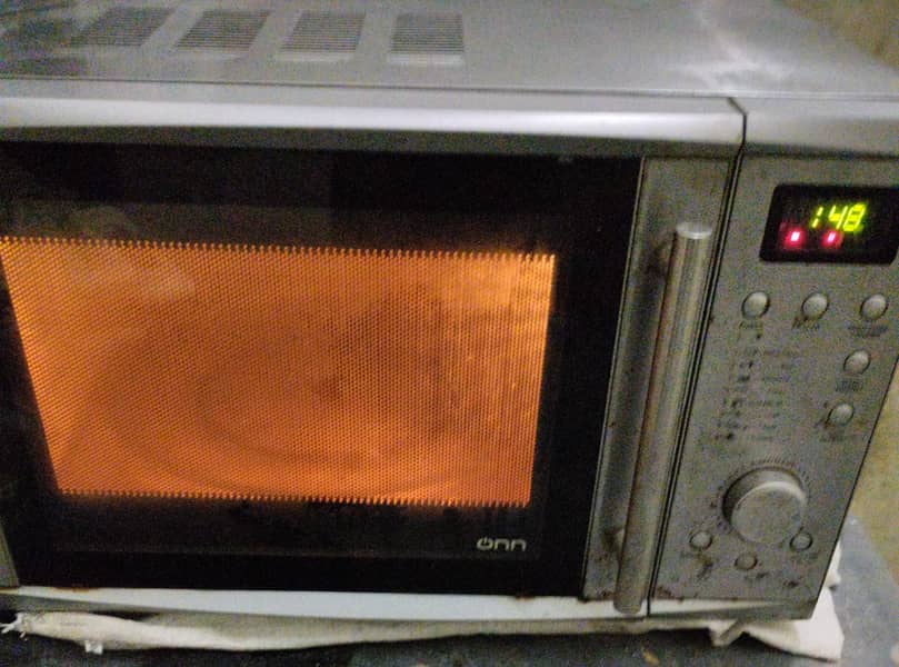 Japanese company onn 25 litter extra large silver microwave oven 0