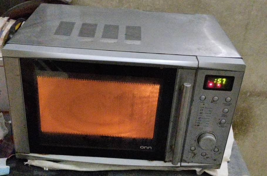 Japanese company onn 25 litter extra large silver microwave oven 3