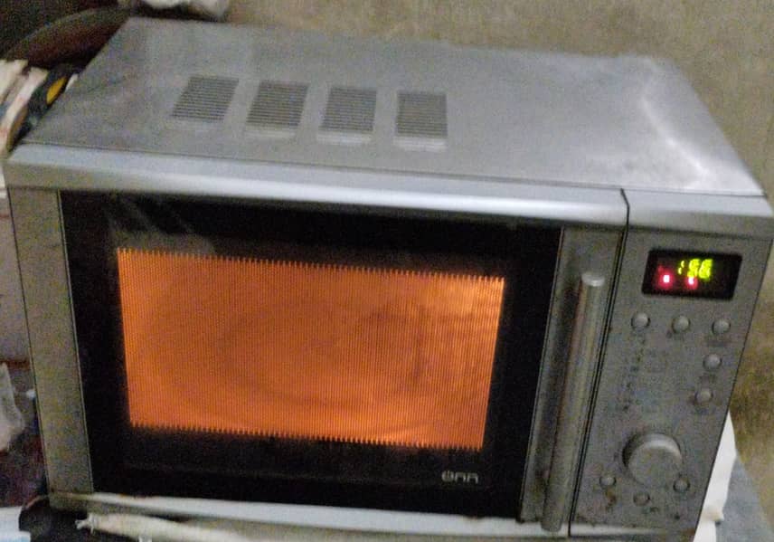 Japanese company onn 25 litter extra large silver microwave oven 4