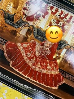 designer branded bridal lehnga only 1 time use