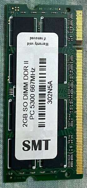 Ram 2gb ddr2 for Pc & Apple Laptop 1