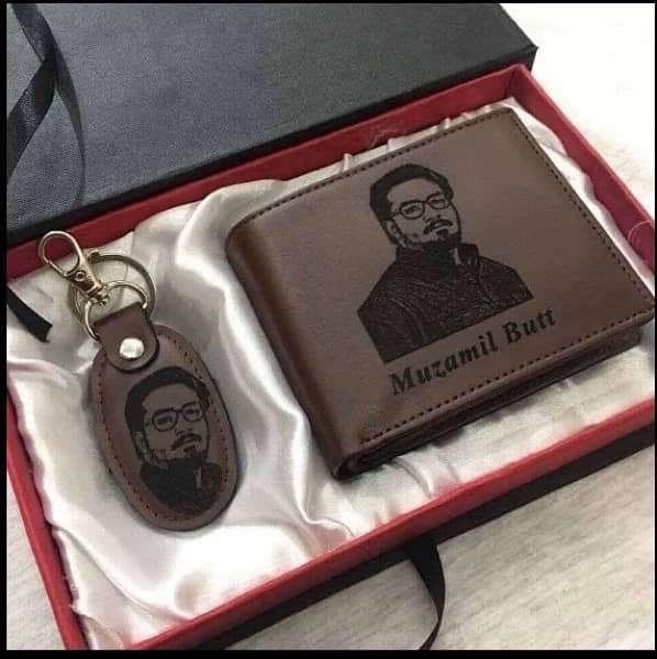 Customize Wallets & keychains with Name and Picture 1