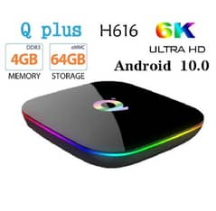 Q PlUS WEB PLAYER TV BOX. ALLWINNER H616 ANDROID 10.0 TV BOX