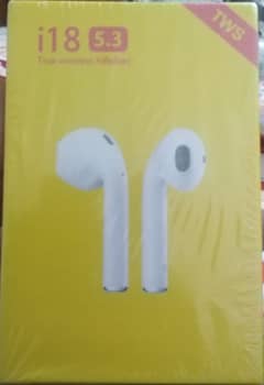 i18 tws wireless Earpods 5.0 Bluetooth Ear Pods Stereo HeadPhones 0