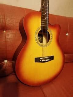 Acoustic guitar almost new with bag for 40"size sale