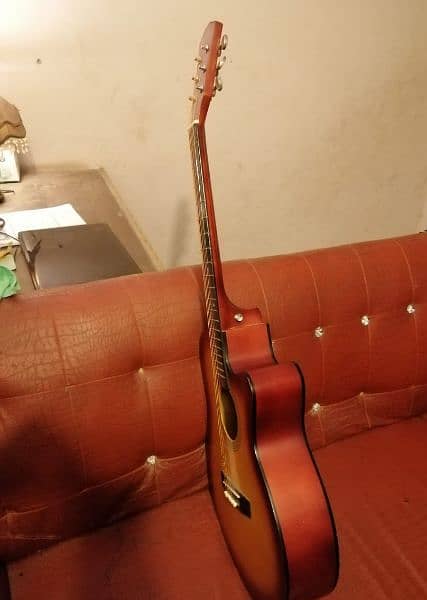 Acoustic guitar almost new with bag for sale 4