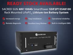 sacred sun 48 v 200 lithium battery