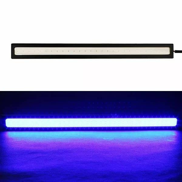 Blue Led Running Light For Bumpers (for All Cars And Bikes) 2pcs 2