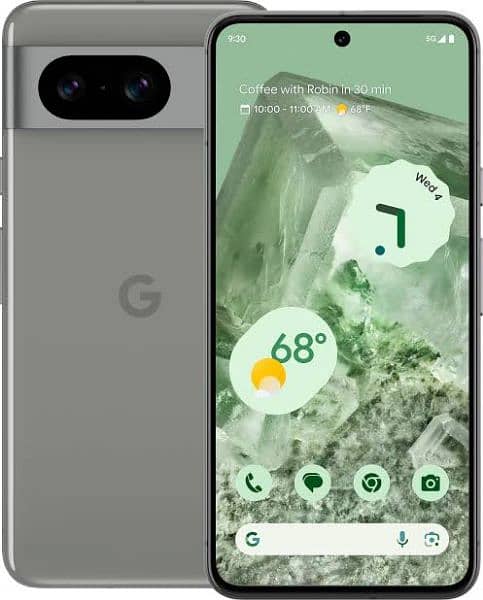 Google PIxel 8 Hazel complete box 3