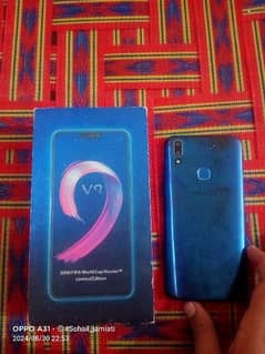 vivo v9 with box doul sim pta official