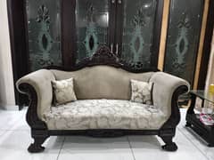 Sofa set with center table