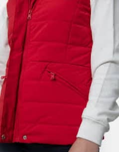 RED PUFFER JACKET