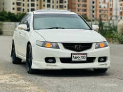 Honda Accord CL7 Sunroof Pearl White Model 2003