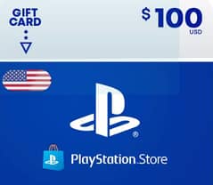 100 Dollar US gift card of Playstation(Emailed online Within 12 hours)