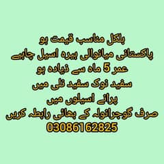 Required Heera Aseel 03086162825 0