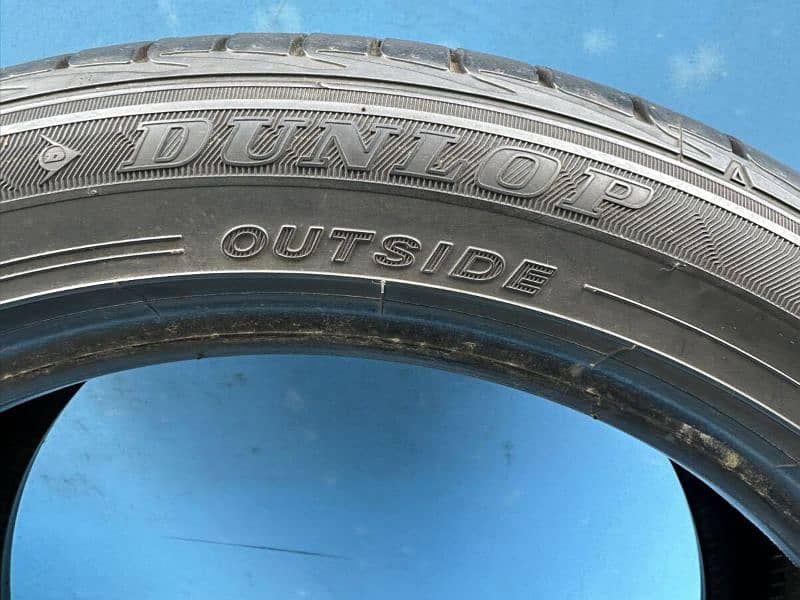 4tyres set 205/50/R/17 Dunlop 100Km Used 3