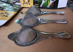 Strainer stainless steel 3 pcs 0